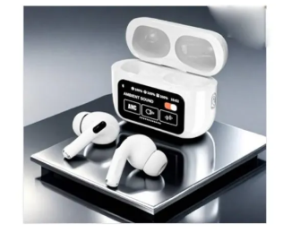 A9 Pro High Quality Sound, ENC Noise Reduction Wireless AirPods With Smart Touch Screen Control